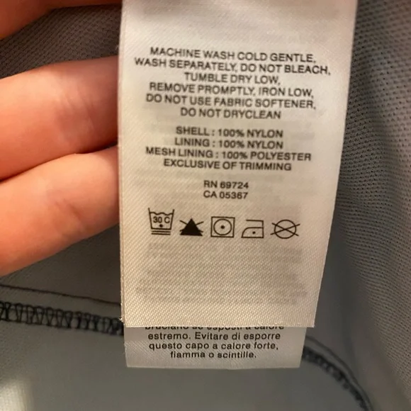 Columbia Belted Rain Jacket in Navy - Picture 4 of 9